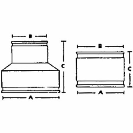 AA THREAD Couplings 4X4 Flex PCX56-44